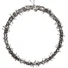 ECD GERMANY Couronne Lumineuse avec 500 LEDs, Ø58 cm, Blanc Chaud, IP44, Couronne de