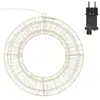 Merkloos / Sans marque Couronne de Noël LED Ø38 cm avec 960 LED, Blanc Chaud, Guirlande Suspendue