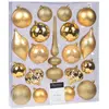 Nampook Wadiga - Set de 18 boules de Noël + 1 cimier doré