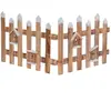 Clôture de Jardin avec Illumination LED en Bois Marron ECD Germany 98x...