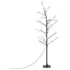 ecd germany Arbre LED avec 240 LED Blanc Chaud, 120 cm, Arbre Lumineux avec Minuterie,