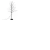 Merkloos / Sans marque Arbre à LED 150 cm avec 360 LEDs Blanc Chaud, Arbre Lumineux avec Minuterie,