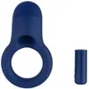 Le Cockring Coquin par Adam & Eve - Anneau pénien vibrant - Bleu