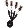 Rosy Gold - Under-Mattress Restraint Set - Noir