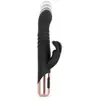 Rosy Gold - Rabbit Vibrateur avec fonction de va-et-vient - Noir
