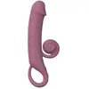 Online Only - Double Lust Realistic Snail Vibrator - Violet