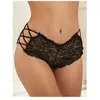 Christine Slip en Dentelle - Noir
