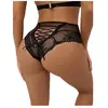 Christine Culotte de luxe en dentelle avec lacets - Noir