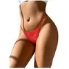 Christine Lot de 2 strings en dentelle - Rouge