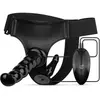 Fetish Collection - Ensemble Strap-On Vibrant - Noir