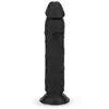 Dildo sans testicules 22,5 cm - noir