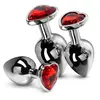 EasyToys Online Only Ensemble de plugs anaux en cristal - Argent