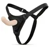 Easytoys Fetish Collection Gode ceinture avec harnais - Courbé