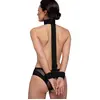 Bedroom Fantasies - Soft Straps Menottes pour Bras et Cou - Noir