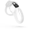 Cage de chasteté Lockdown Transparent - Moyen