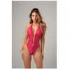 Christine - Body string ouvert à l'entrejambe "Renee" - Rose