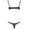 Christine Offenes BH-Set Sanna - Schwarz