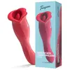 Teazers - Vibromasseur avec stimulateur clitoridien lécheur - Rouge