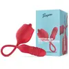 Teazers - Stimulateur clitoridien avec vibro va-et-vient - Rouge