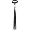Rosy Gold - Collier avec Flogger - Noir
