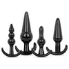 EasyToys Online Only Ensemble de 4 Plugs Anaux - Noir