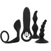Easytoys - Ensemble de Jouets Anaux 4 Pièces - Noir