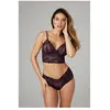 Christine Ensemble de brassière en dentelle Valérie - Violet
