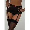 CHRISTINE Porte-jarretelles large en dentelle Marzia - Noir, Noir, L/XL