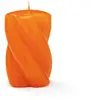 Anna + Nina - Bougie Blunt twisted - 9cm Orange taille unique