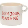 Anna + Nina - Tasse Bonjour Madame  Rouge taille unique