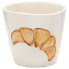Anna + Nina - Tasse à expresso Croissant  Blanc taille unique