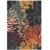 Tapis de salon moderne en laine multicolore Estella