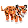 Toi-Toys Puzzle 3D tigre junior 31,5 cm mousse orange 121 pièces