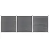 vidaXL Clôture de jardin WPC 526x186 cm Gris