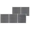 vidaXL Clôture de jardin WPC 872x186 cm Gris