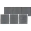 vidaXL Clôture de jardin WPC 1045x186 cm Gris
