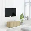 Vidaxl - Meuble tv Chêne sonoma 80x34x30 cm Aggloméré Chêne sonoma