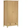 vidaXL Garde-robe à 2 portes Hill 89x50x170 cm Bois de pin solide
