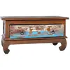 vidaXL Table basse 80x50x40 cm Bois de teck récupéré