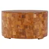 vidaXL Table basse 60x60x35 cm Bois de teck massif