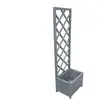 vidaXL Jardinière en treillis 40x30x135 cm Bois de sapin massif