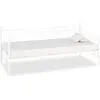 vidaXL Cadre de lit de repos Blanc Métal 90 x 200 cm