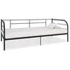 vidaXL Cadre de lit de repos Noir Métal 90 x 200 cm