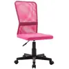 vidaXL Chaise de bureau Rose 44x52x100 cm Tissu en maille