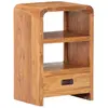 vidaXL Table de chevet 40x30x60 cm Bois acacia massif et finition miel