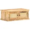 Non communiqué vidaXL Table basse 90x50x35 cm Bois de manguier et canne naturelle