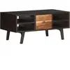 vidaXL Table basse 100x50x45 cm Bois de récupération massif