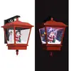 vidaXL Lampe murale de Noël lumières LED et Père Noël Rouge 40x27x45cm
