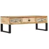 vidaXL Table basse 110 x 50 x 38 cm Bois de manguier massif