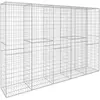 vidaXL Mur en gabion avec couvercle Acier galvanisé 300 x 50 x 200 cm